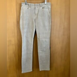 JJill Authentic Fit Slim Ankle jeans, 4, tan